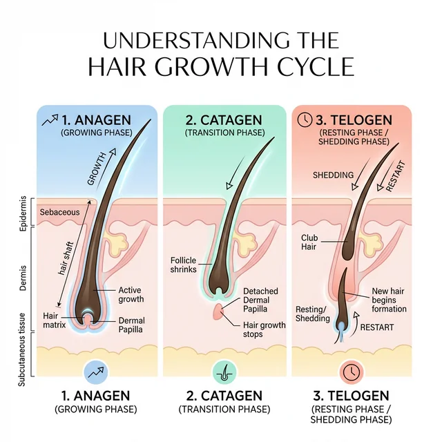 The Medical Hair Growth Cycle